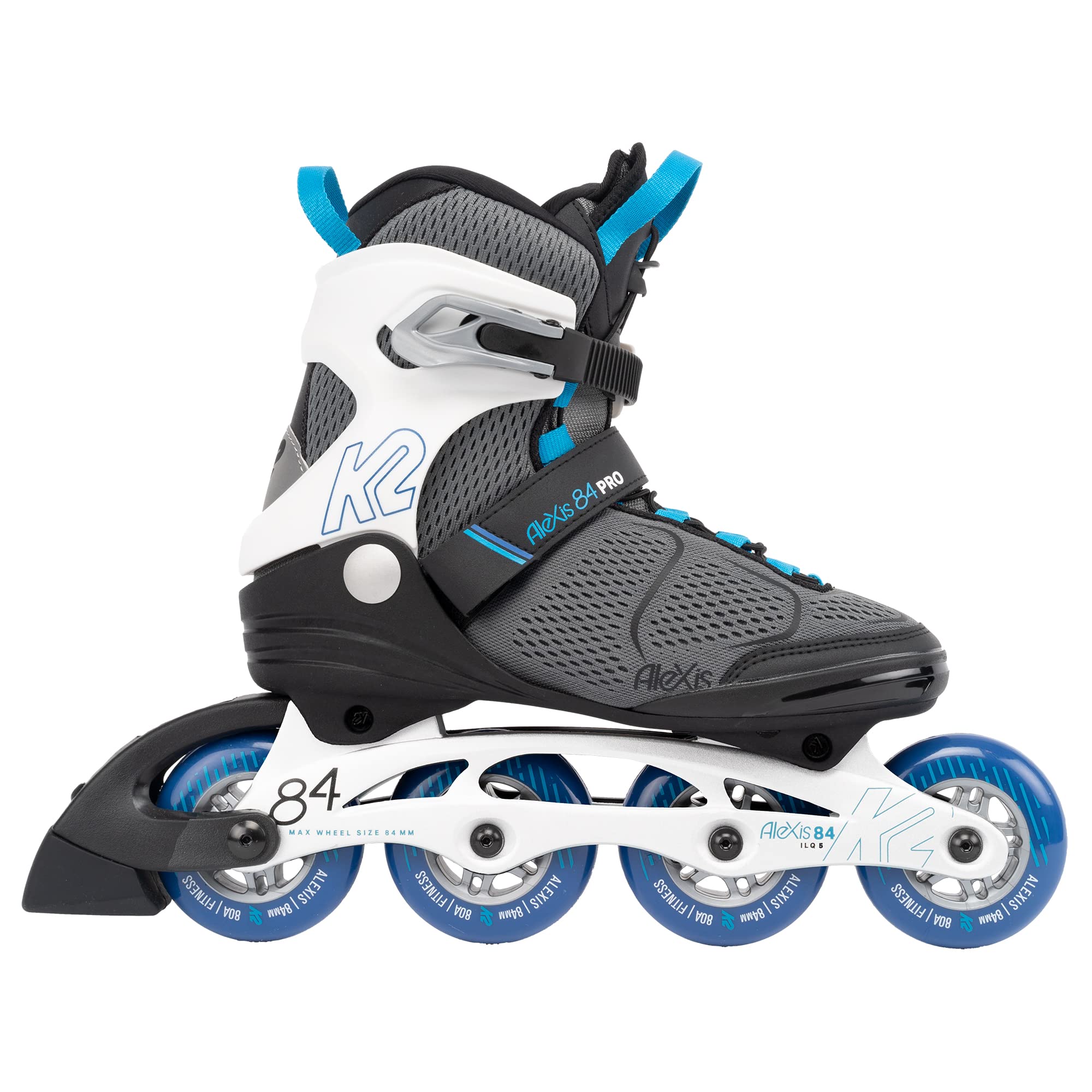 k2-alexis-84-pro-damen-inline-skate-84mm-alu-schiene-speed-lacing image 2