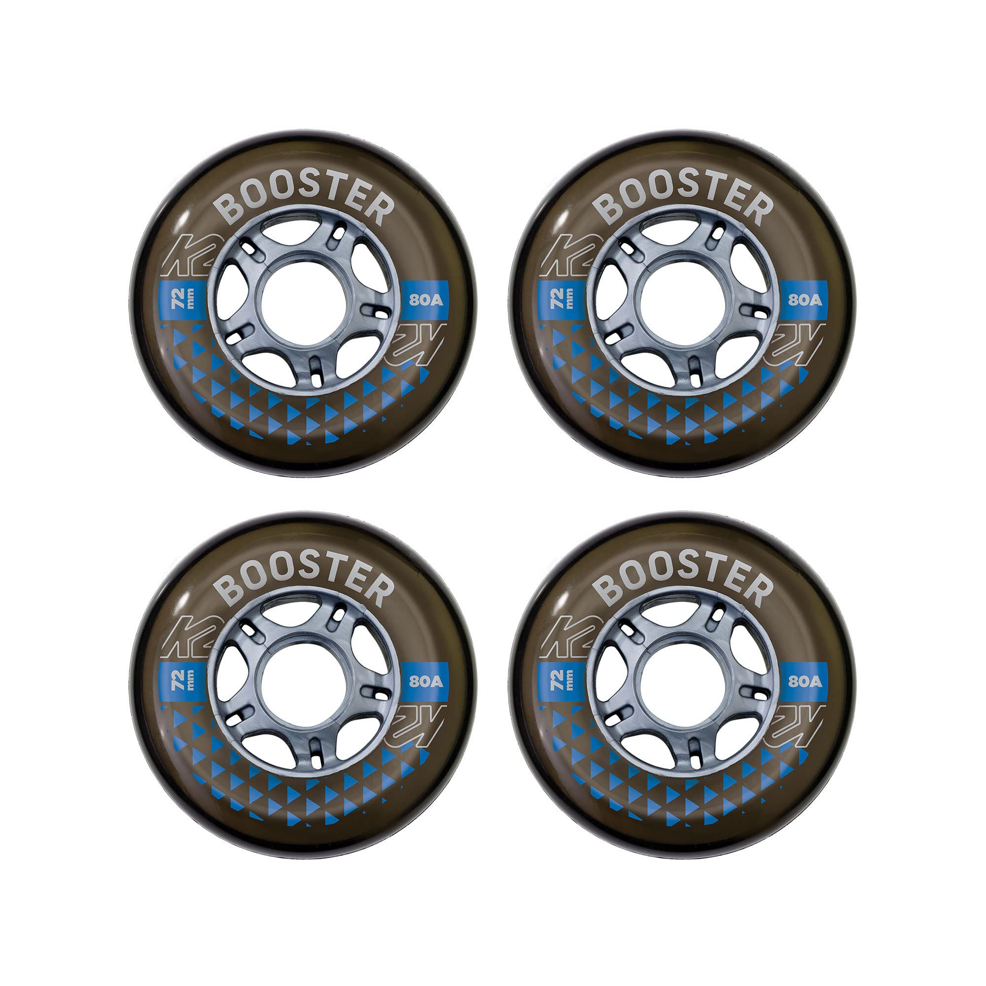 k2-booster-80a-inline-skate-rollen-72mm-braun-blau-4er-pack image 2