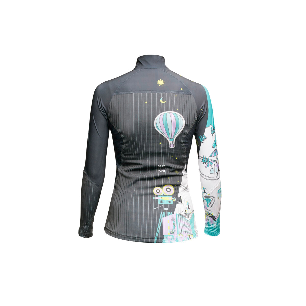 k-stle-nordic-funky-race-shirt-women-damen-langlauf-zip-shirt image 2