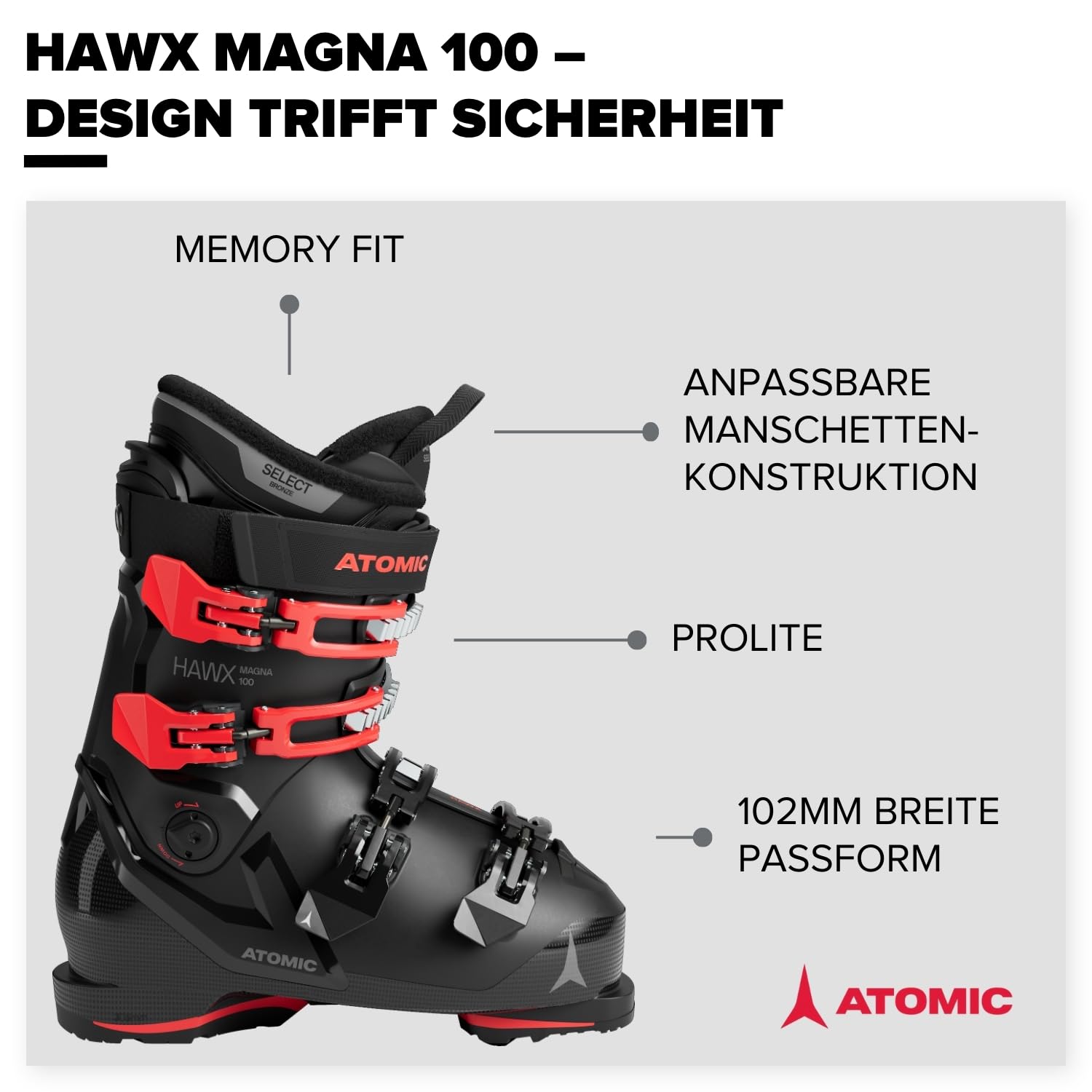 atomic-hawx-magna-100-skischuhe-102-mm-breite-100er-flex-mit-memory-fit image 2