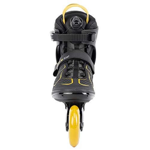 k2-f-i-t-90-boa-inline-skate-2025-grey-mustard-mit-alu-schiene image 7
