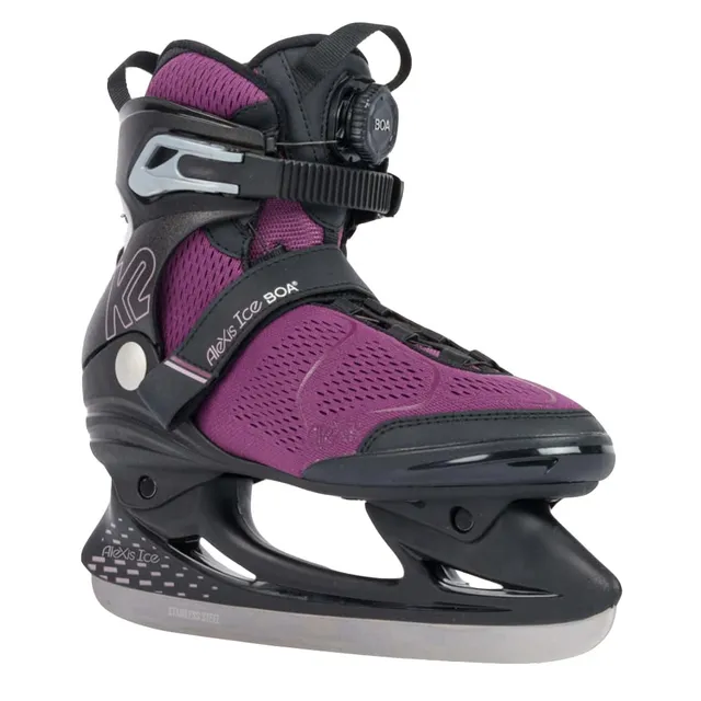 k2-alexis-ice-boa-damen-schlittschuhe-lila-mit-edelstahl-kufen image 1