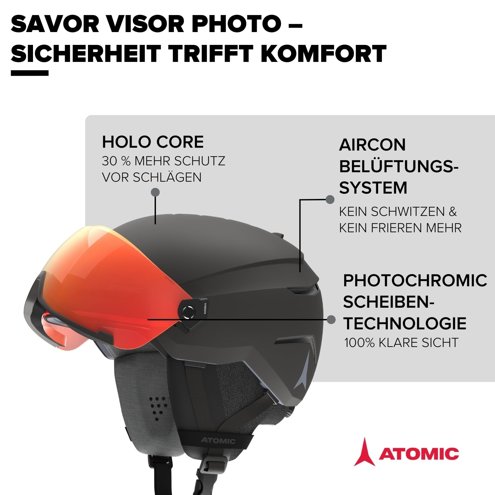 atomic-savor-visor-photo-skihelm-mit-visier image 2