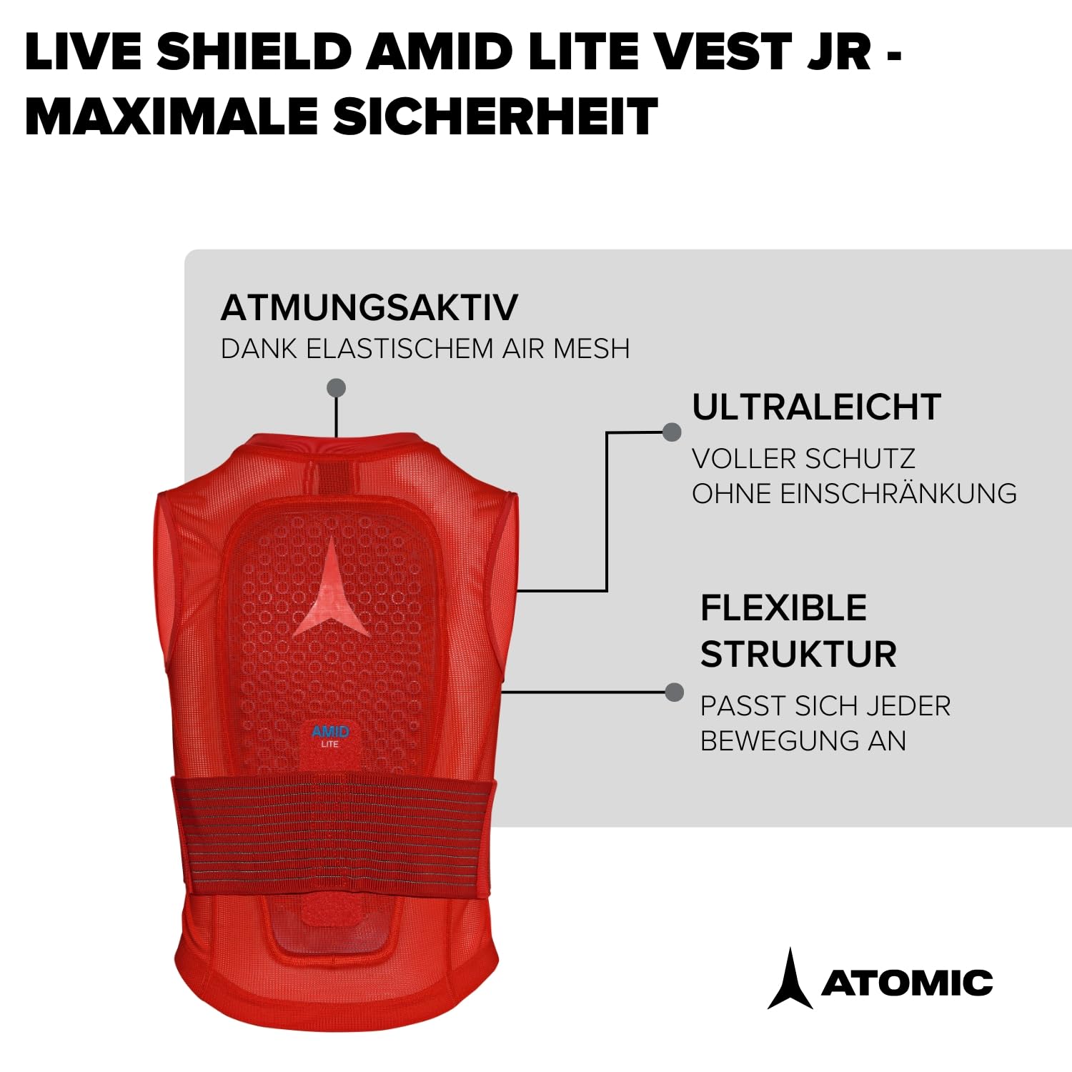 atomic-live-shield-amid-lite-vest-jr-r-ckenprotektor-weste-kinder image 2