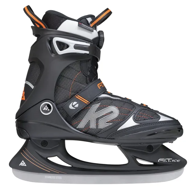 k2-f-i-t-ice-boa-herren-schlittschuhe-schwarz-orange image 1