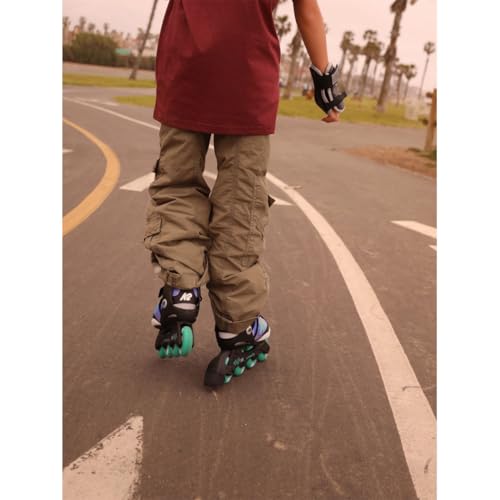 k2-marlee-beam-kinder-inline-skate-rot-gr-n-gr-enverstellbar-mit-led image 7