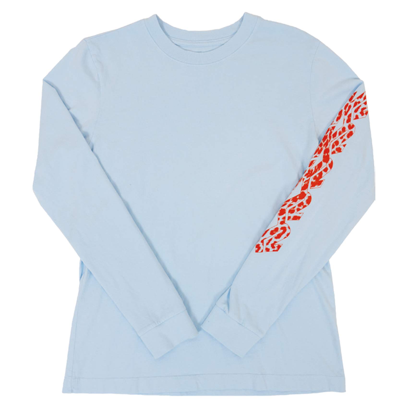 k2-chain-logo-long-sleeve-damen-blau-gr-l-langarmshirt-baumwolle image 1