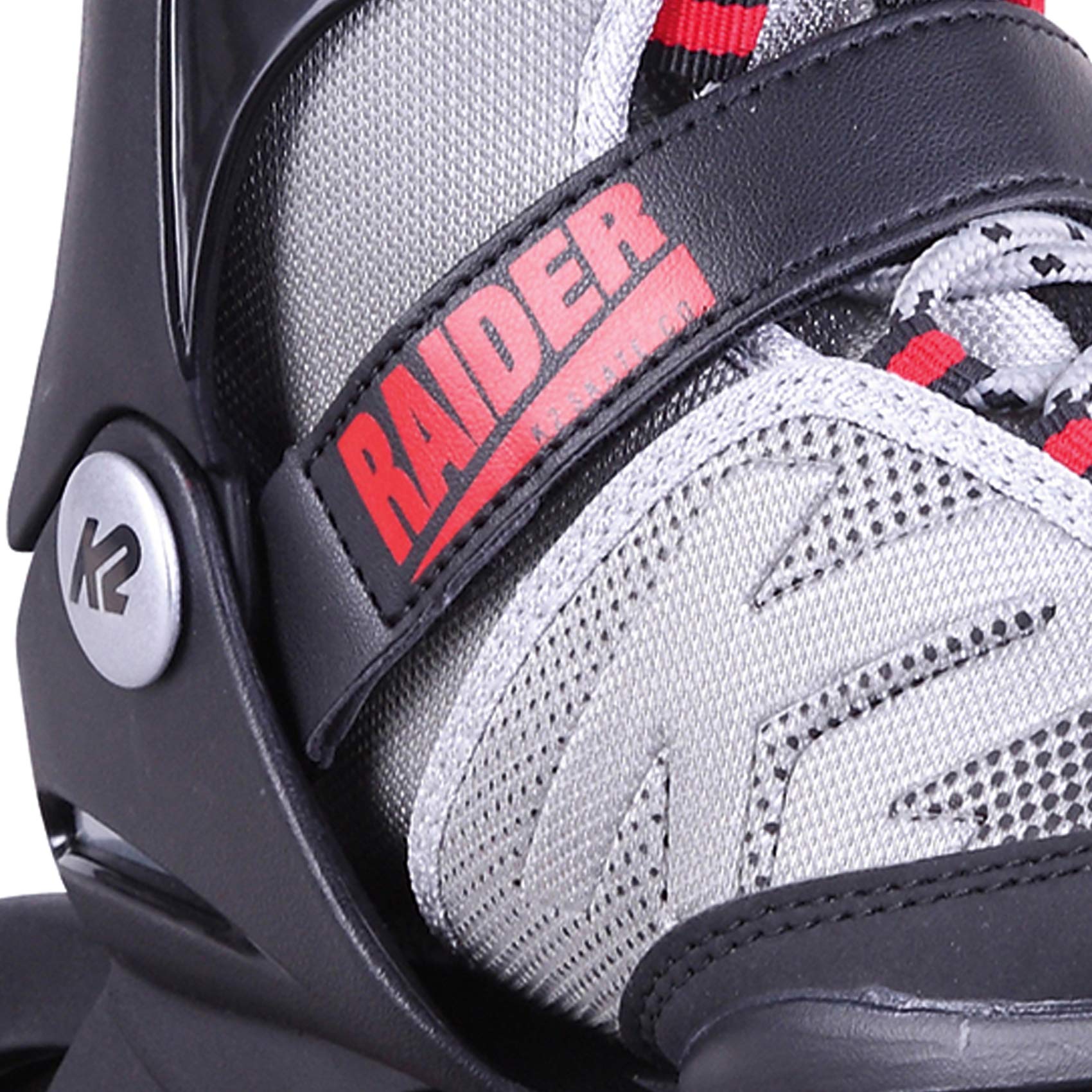 k2-raider-kinder-inline-skates-grey-red-black-verstellbar image 4